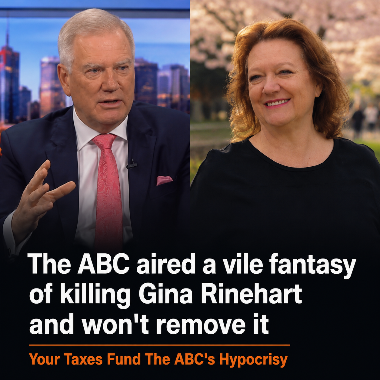 ABC Race Around the World controversy involving Gina Rinehart