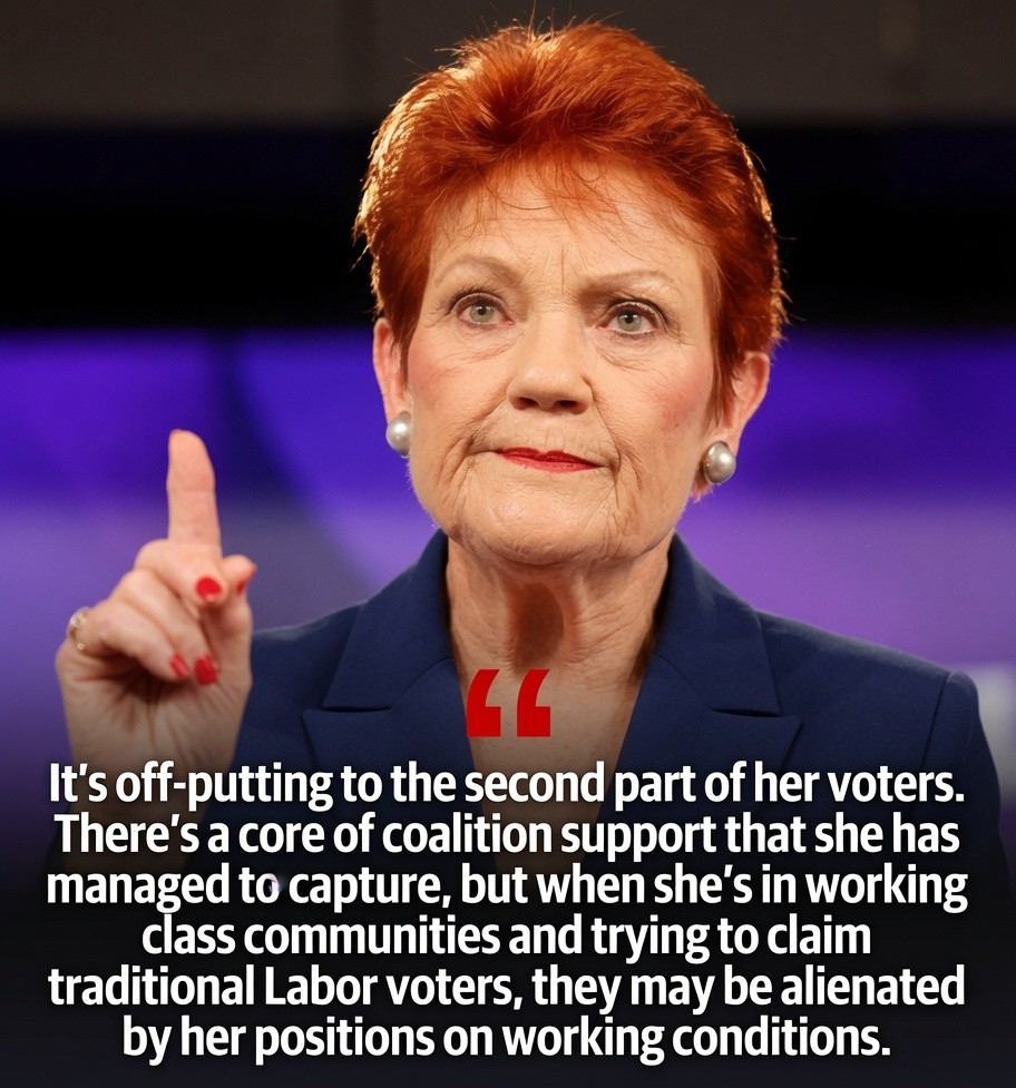 Pauline Hanson speaking during One Nation's recent political campaign