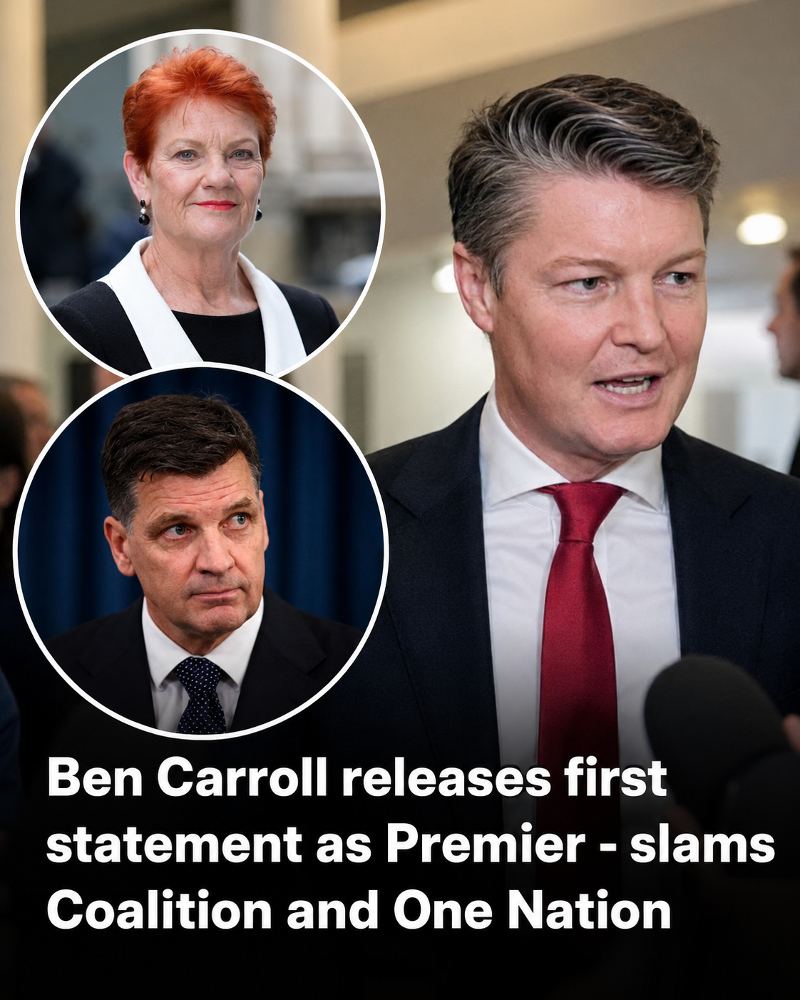 Ben Carroll elected as Victoria's new premier following Labor leadership change