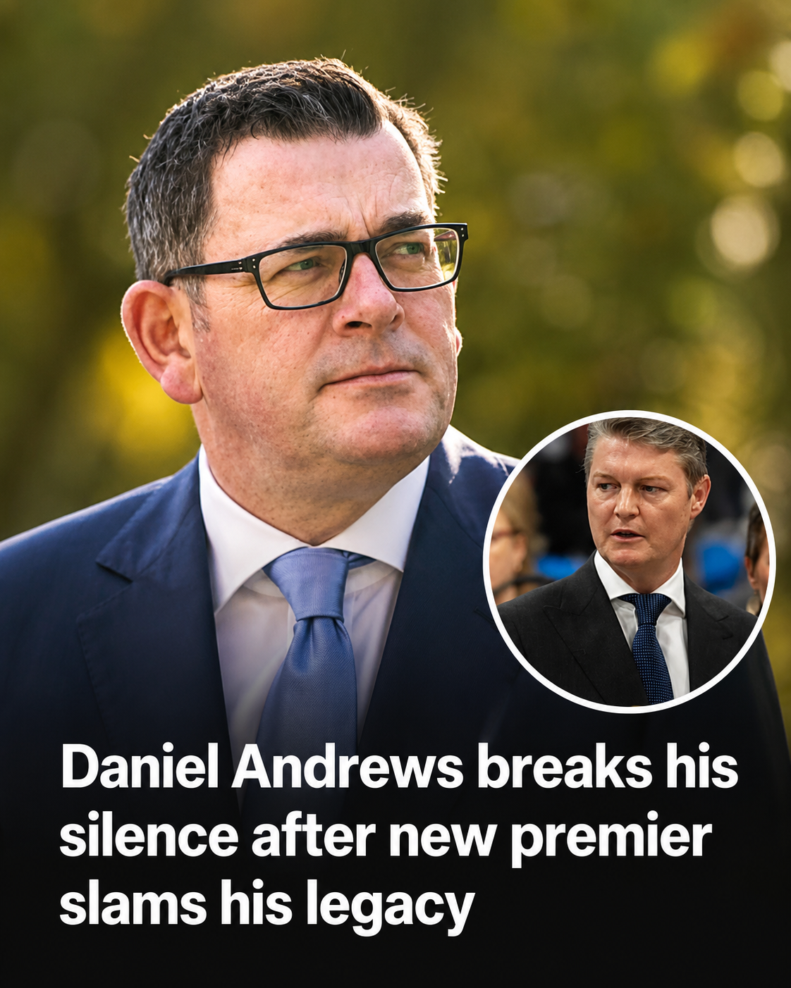 Former Victorian Premier Daniel Andrews responds after Ben Carroll distanced himself from the Andrews era.