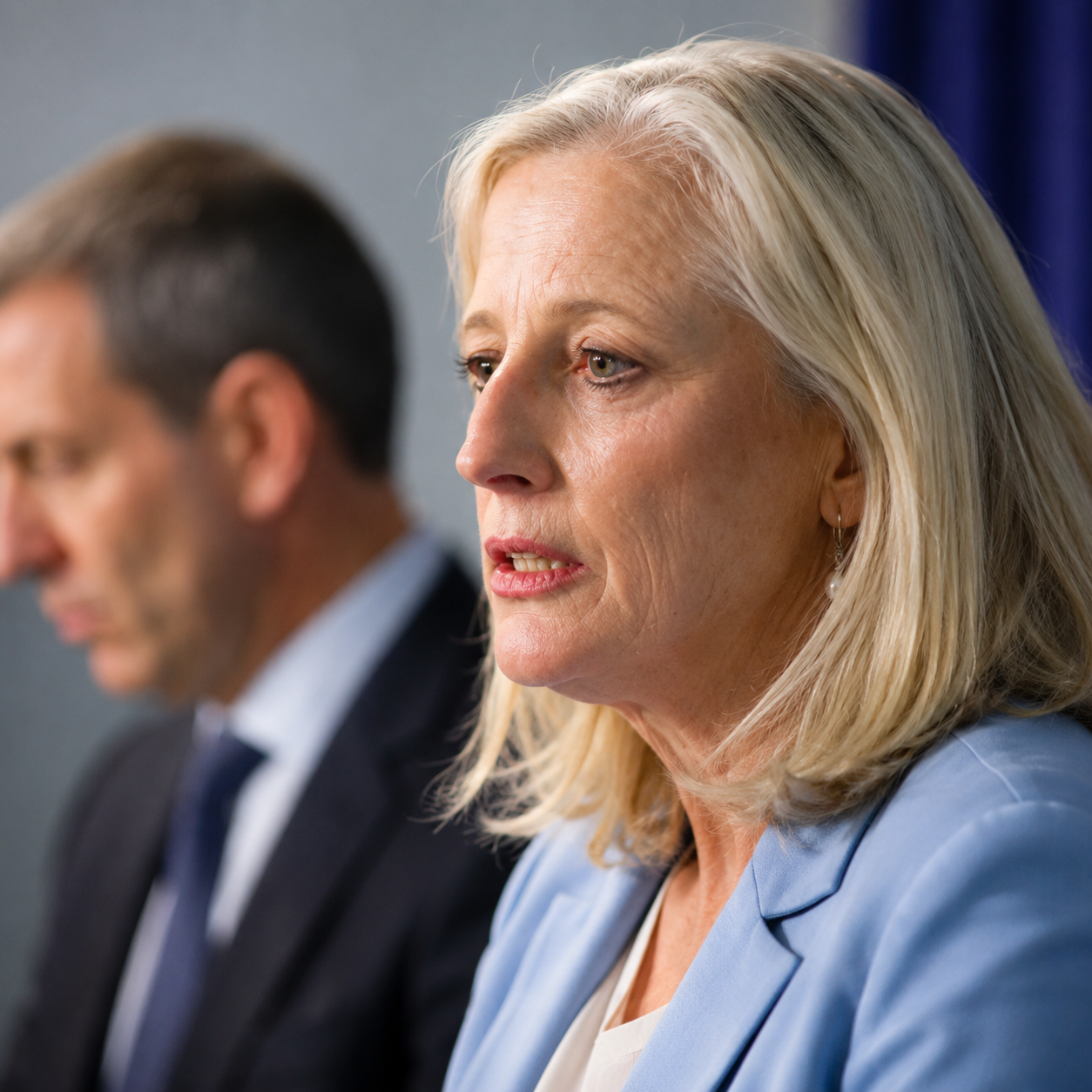 Finance Minister Katy Gallagher responds to renewed questions about Labor's handling of the Brittany Higgins controversy.