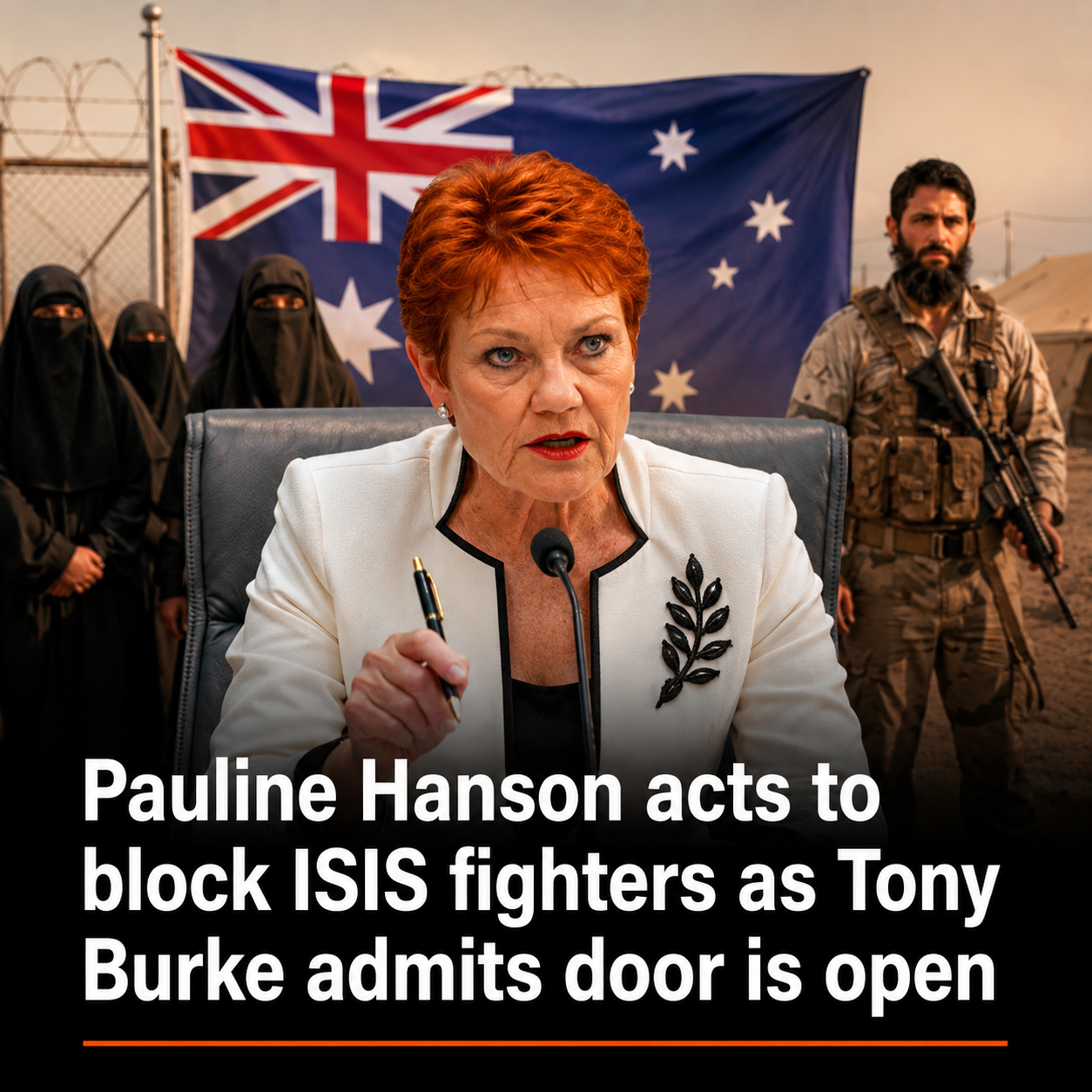 Pauline Hanson announces legislation targeting returning ISIS fighters