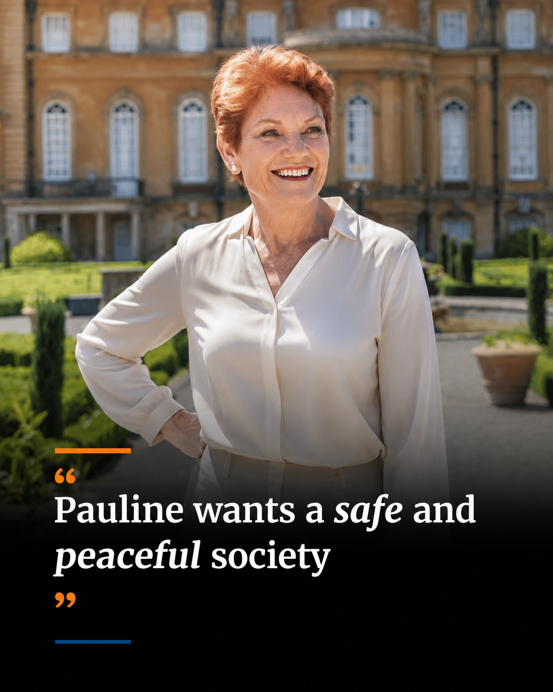 Pauline Hanson's One Nation calls for tougher crime laws and stronger border security