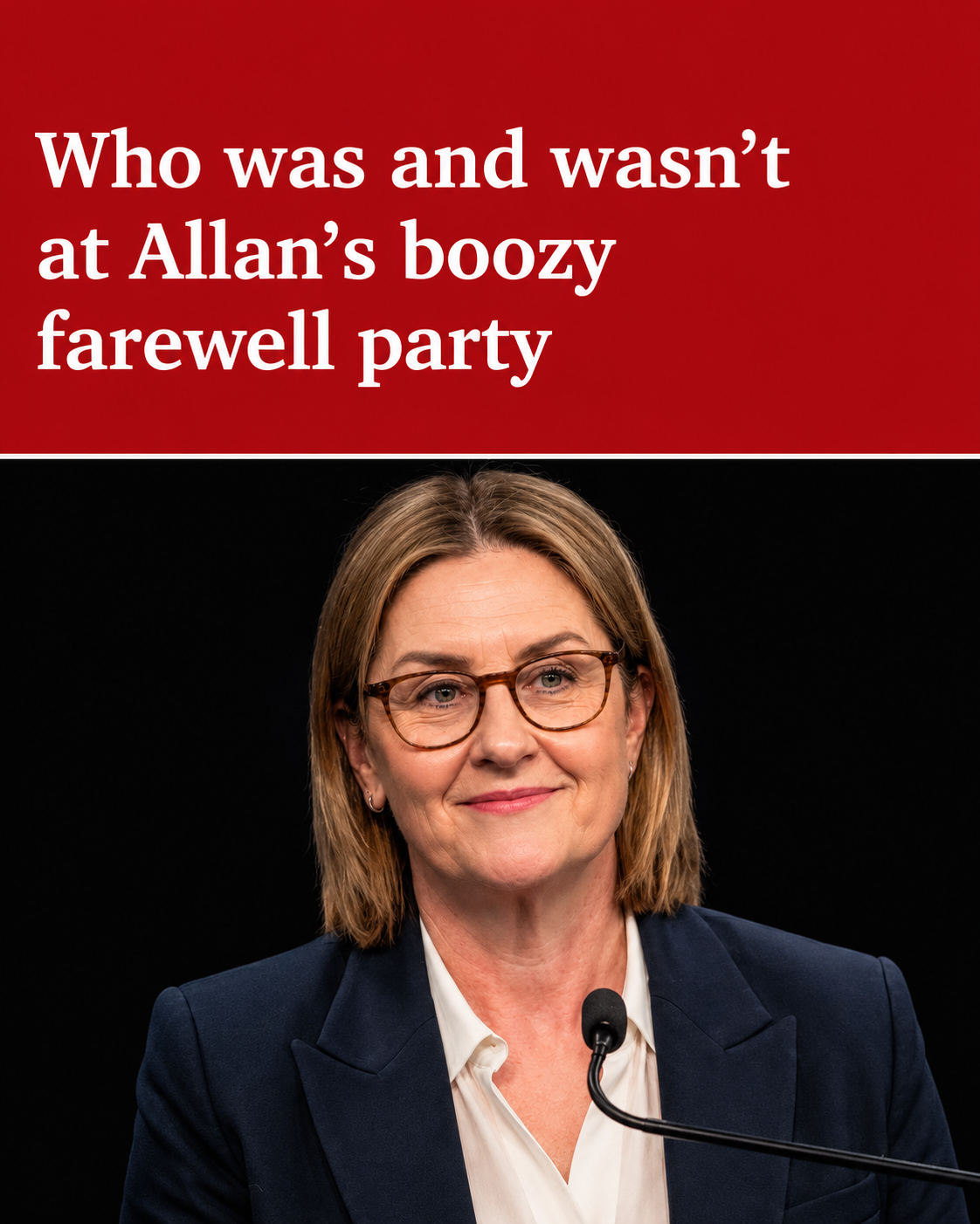 Jacinta Allan farewell gathering following her resignation as Victorian Premier