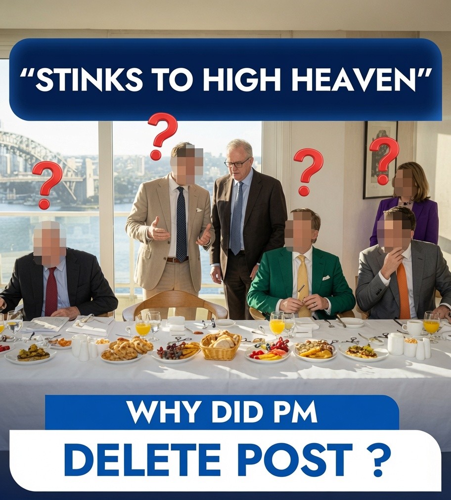 Prime Minister Anthony Albanese during a public event amid discussion over a deleted social media post