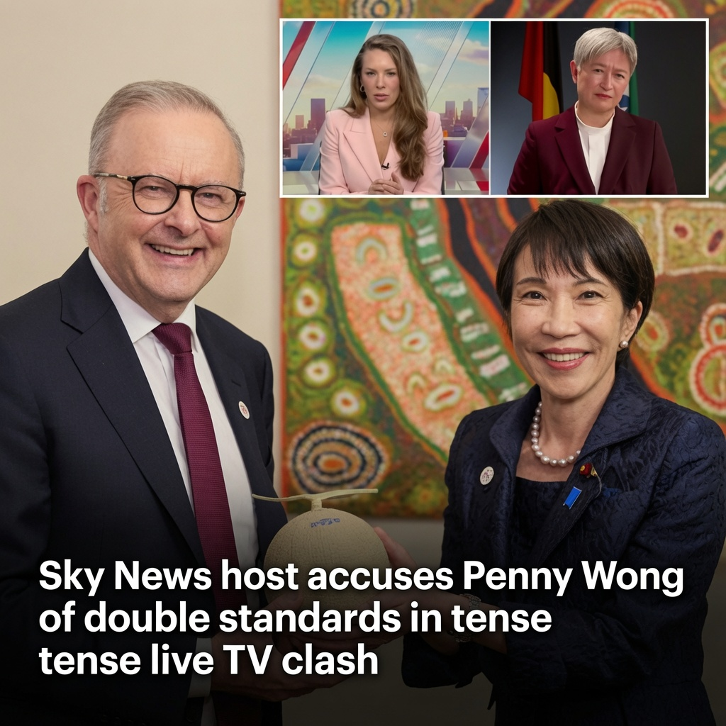 Foreign Affairs Minister Penny Wong questioned on Sky News over Anthony Albanese's controversial podcast comments