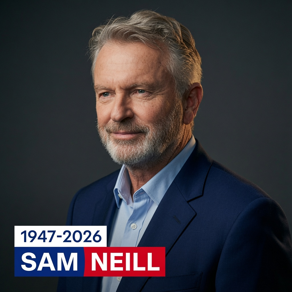 Beloved New Zealand actor and Jurassic Park star Sir Sam Neill, who has died aged 78
