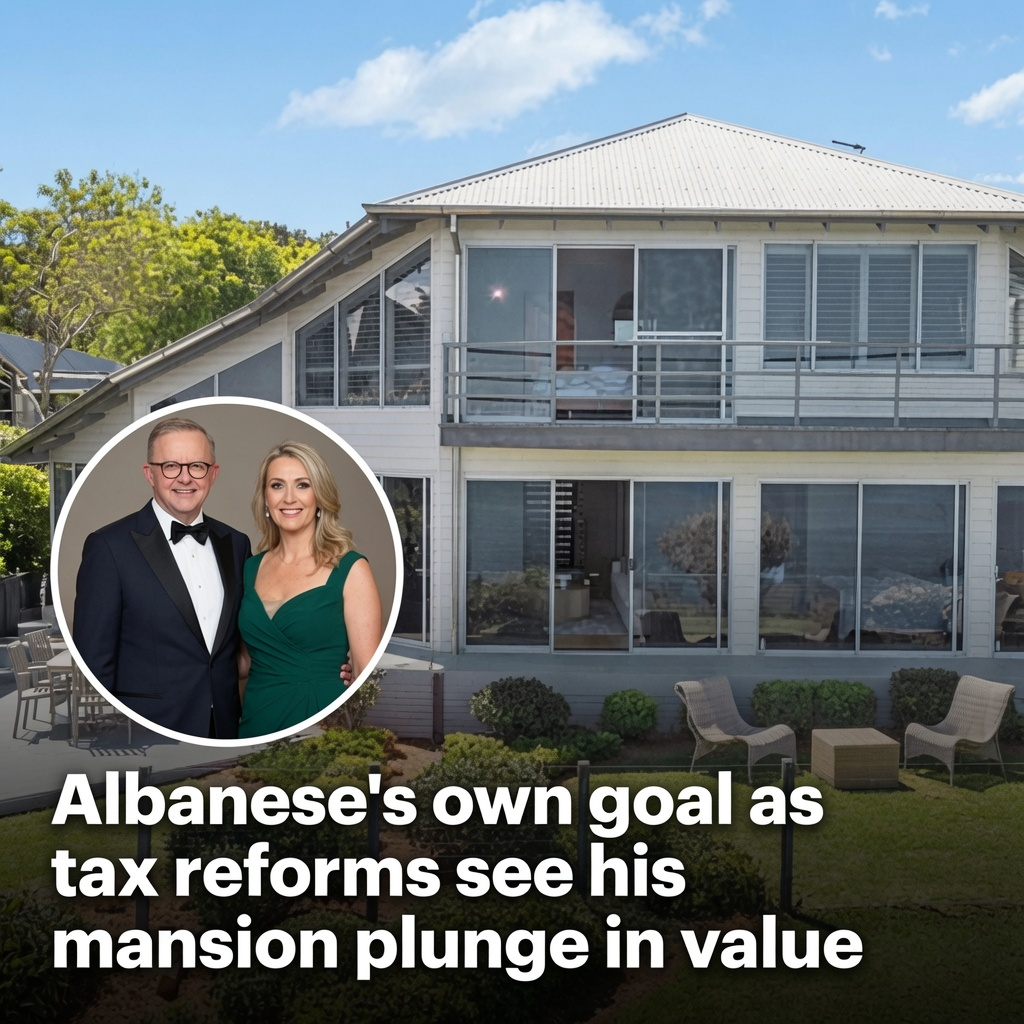 Prime Minister Anthony Albanese as Australia's housing market faces falling property values