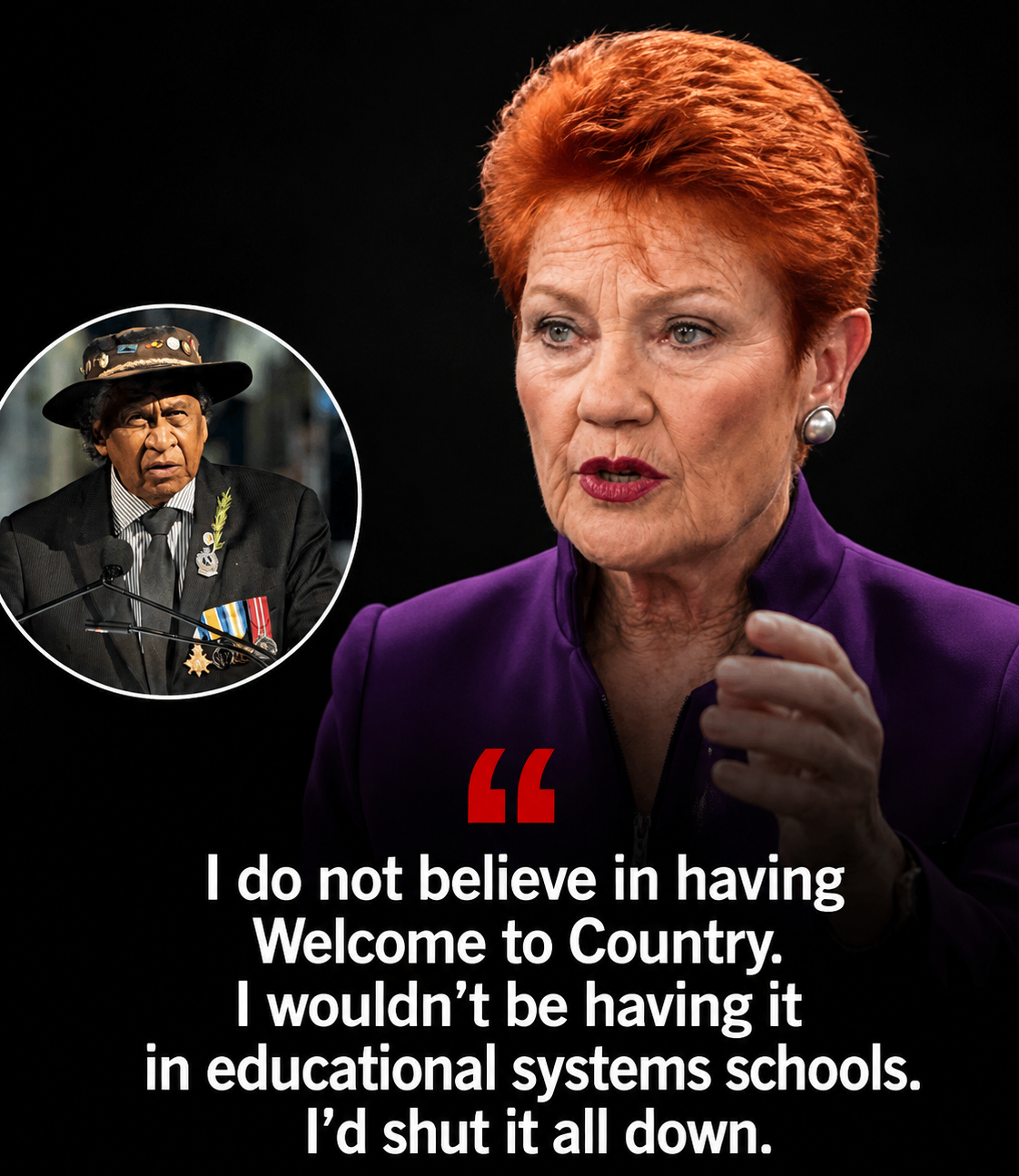 Pauline Hanson outlining her priorities if elected Prime Minister of Australia