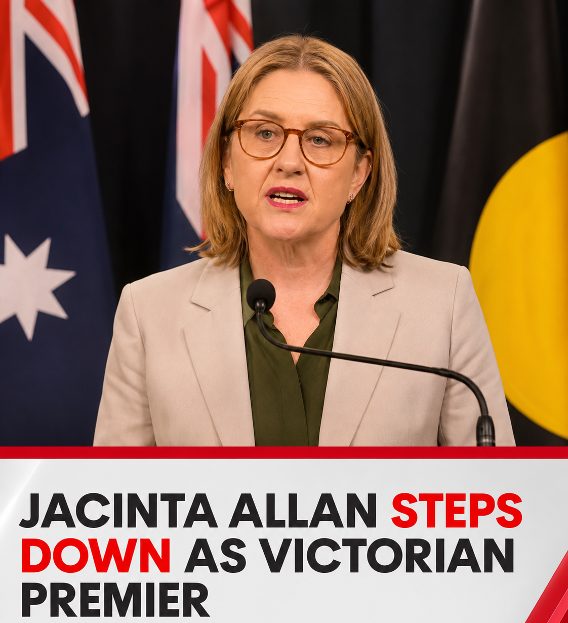 Ben Carroll after being elected Premier of Victoria following Jacinta Allan's resignation