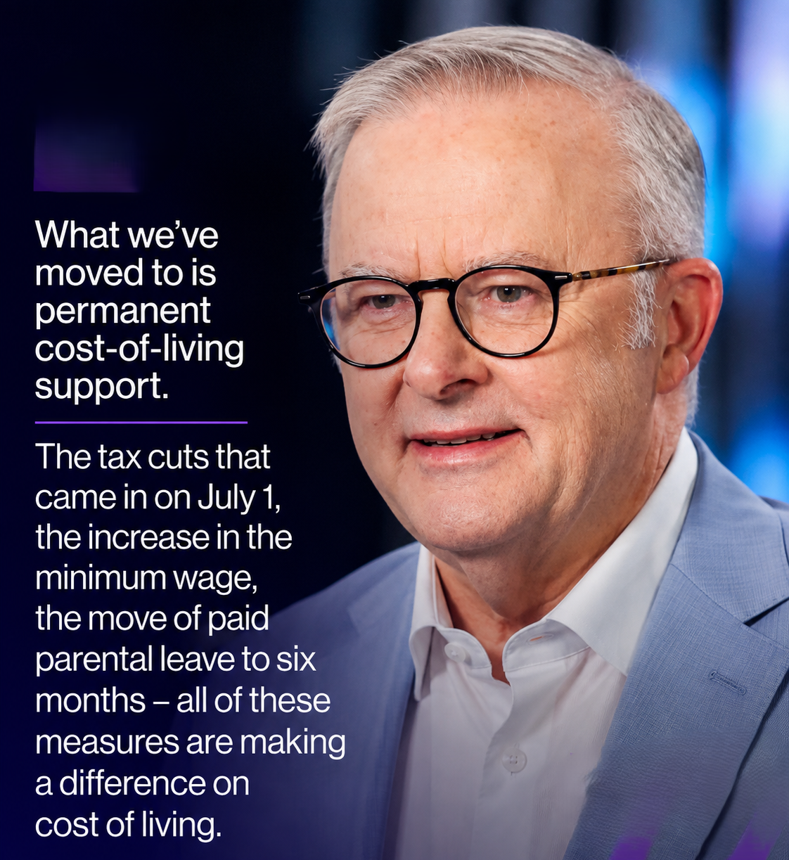 Prime Minister Anthony Albanese discussing Australia's temporary fuel excise relief