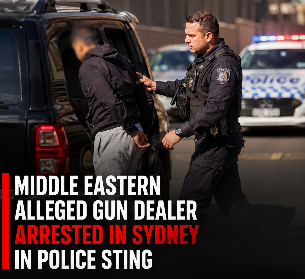 Police operation following the alleged illegal firearm sale in western Sydney