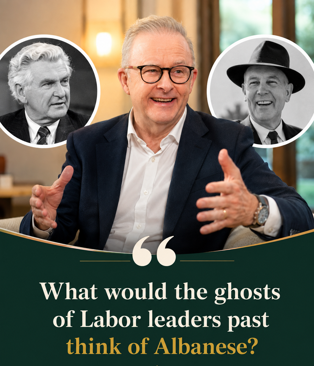 Anthony Albanese compared with historic Labor prime ministers in opinion piece examining Labor's reform legacy