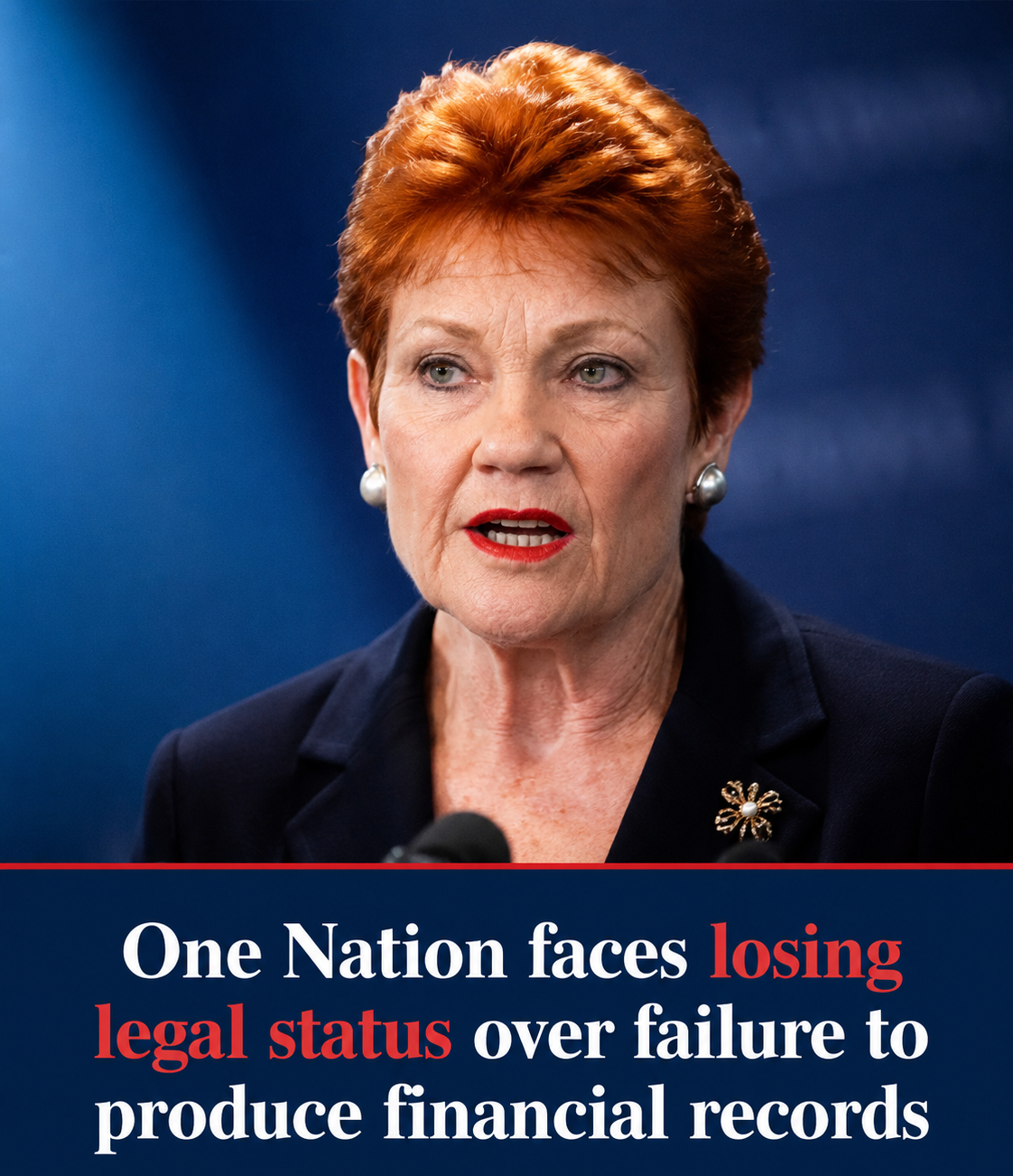 Pauline Hanson and One Nation face scrutiny over missing Queensland financial records
