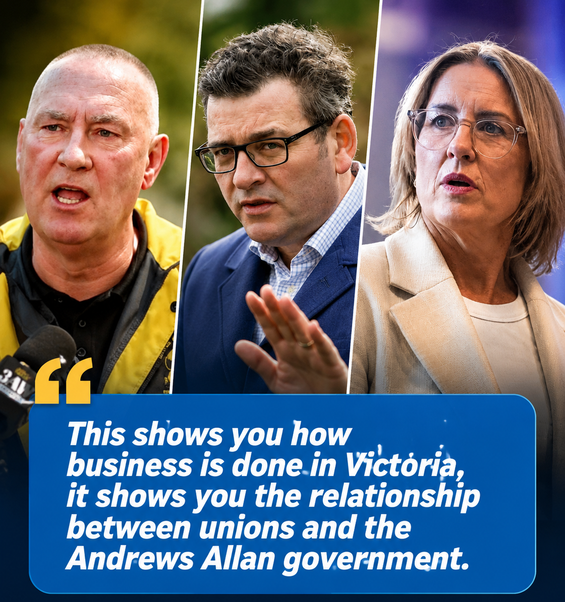 Jacqui Felgate reacts to the release of the IBAC Operation Richmond report into the Andrews government