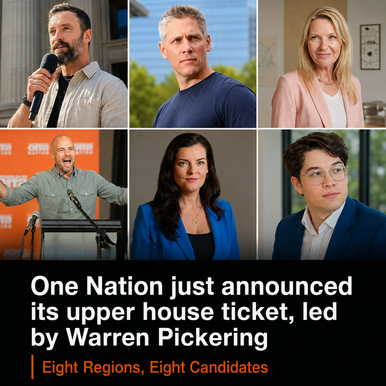 Pauline Hanson unveils One Nation's Victorian election team ahead of the 2026 state election