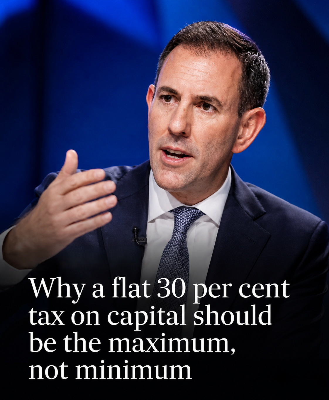 Illustration representing Australia's debate over a flat 30 per cent tax on capital income