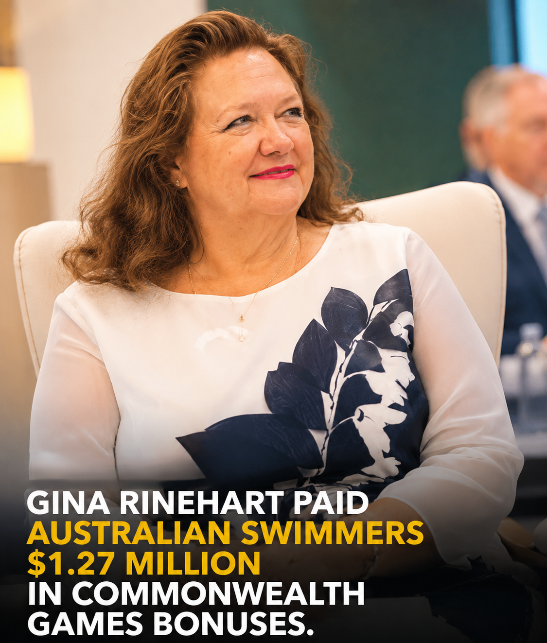 Australian swimmers receive bonus payments from Gina Rinehart following the Glasgow Commonwealth Games