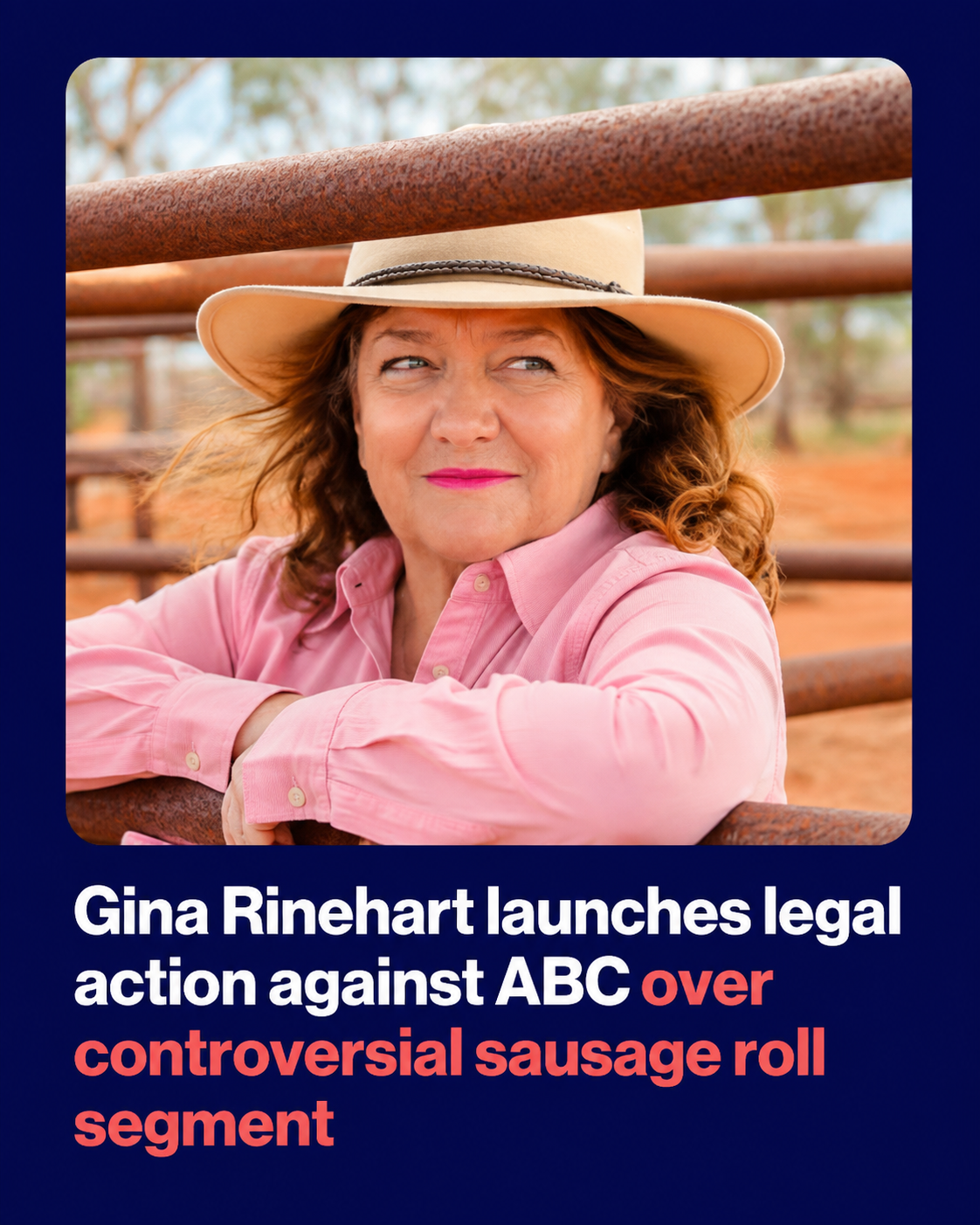 Gina Rinehart legal dispute with ABC over Race Around the World segment