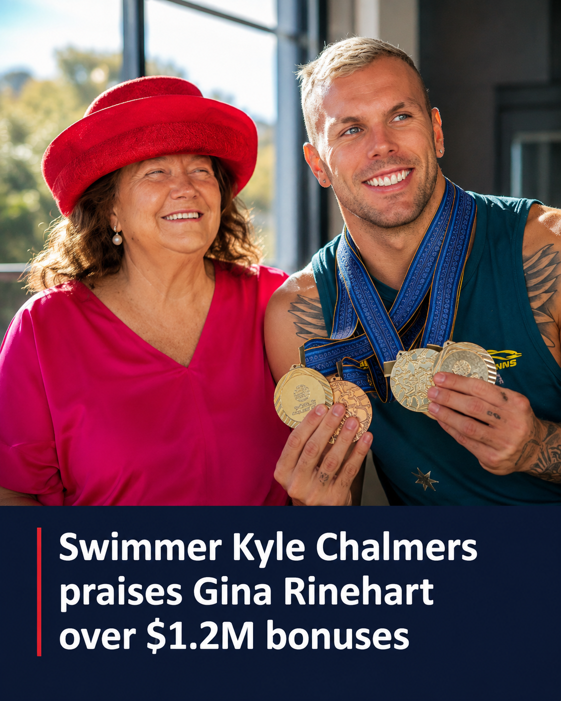 Australian swimmers thank Gina Rinehart following Commonwealth Games bonus payments