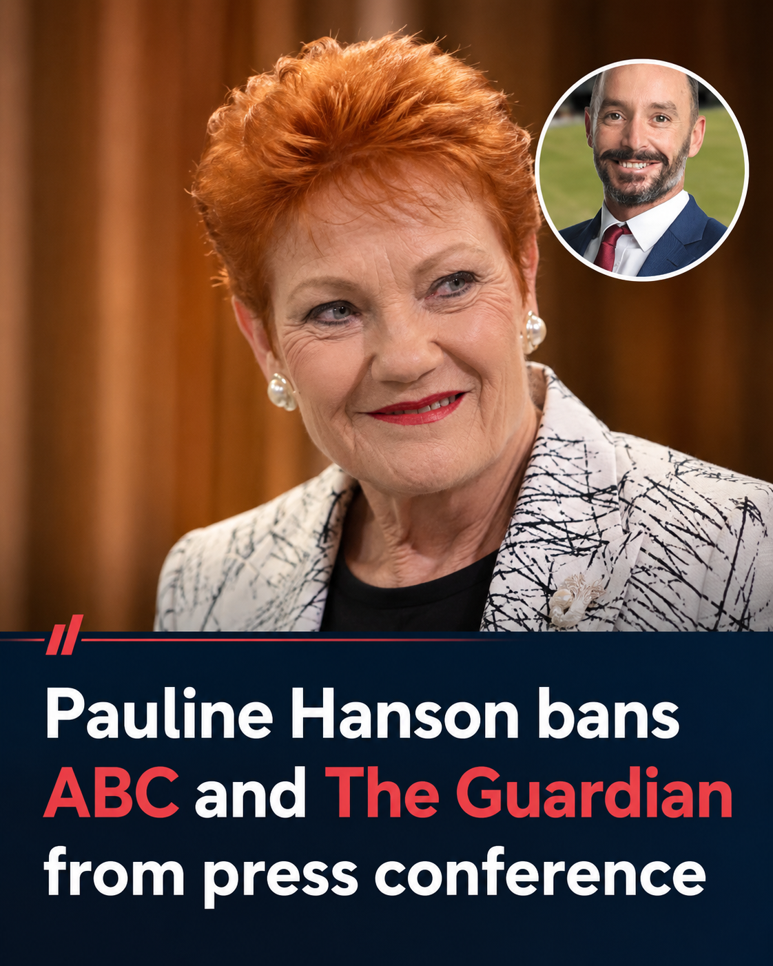 Pauline Hanson and Warren Pickering at One Nation's Victorian campaign launch in Melbourne
