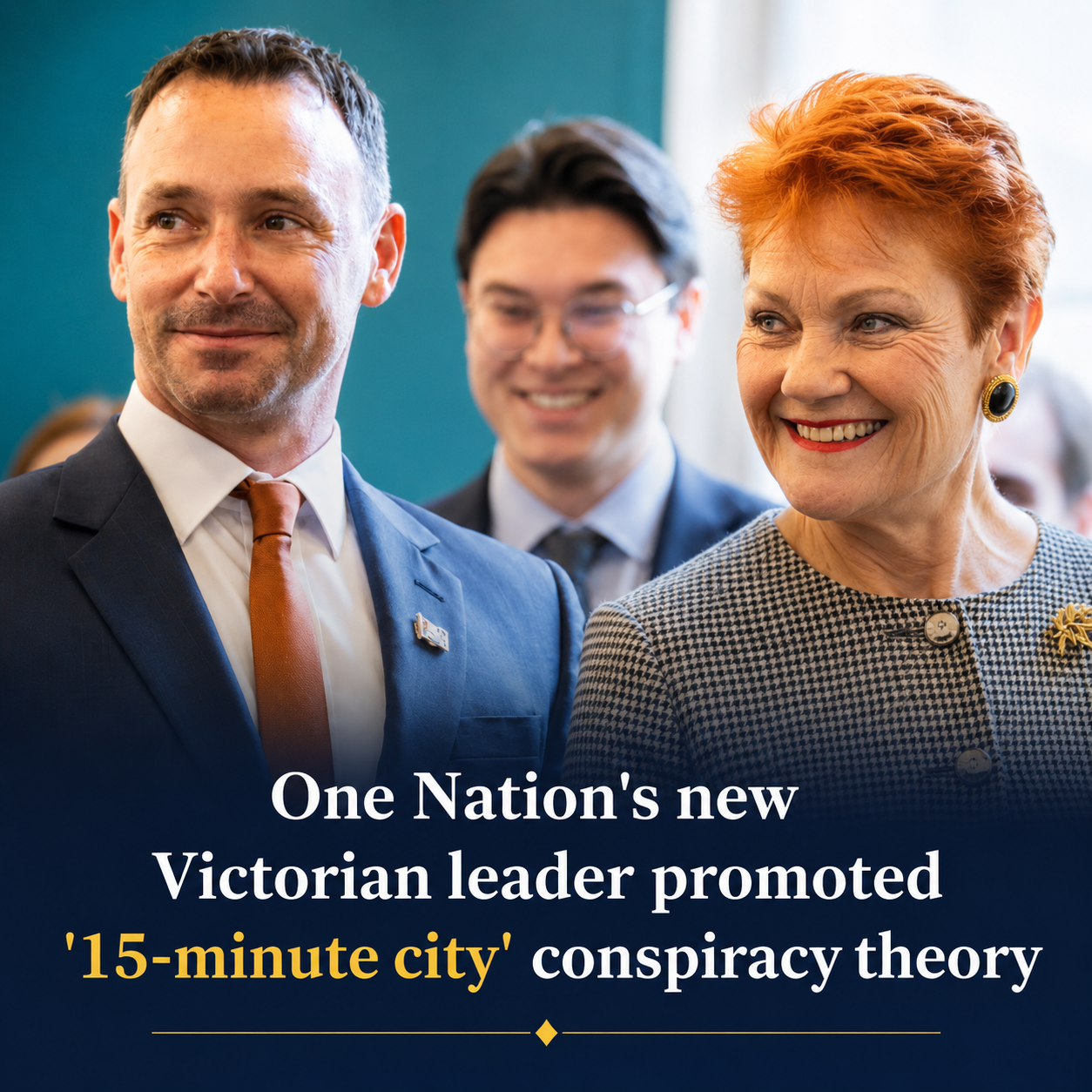 Warren Pickering speaking during One Nation's Victorian election campaign launch