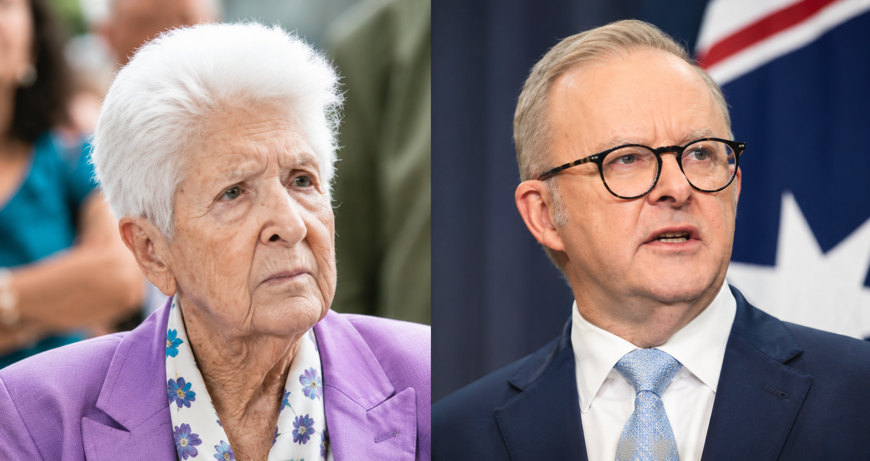 Olympic legend Dawn Fraser criticises Prime Minister Anthony Albanese over the ABC Gina Rinehart controversy