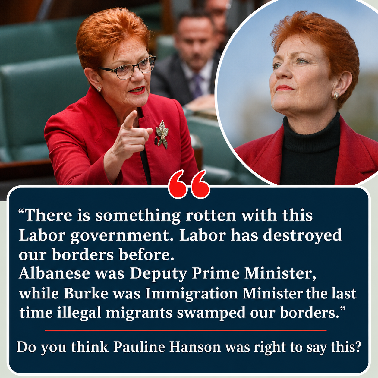 Pauline Hanson criticises Tony Burke after migration speech postponed