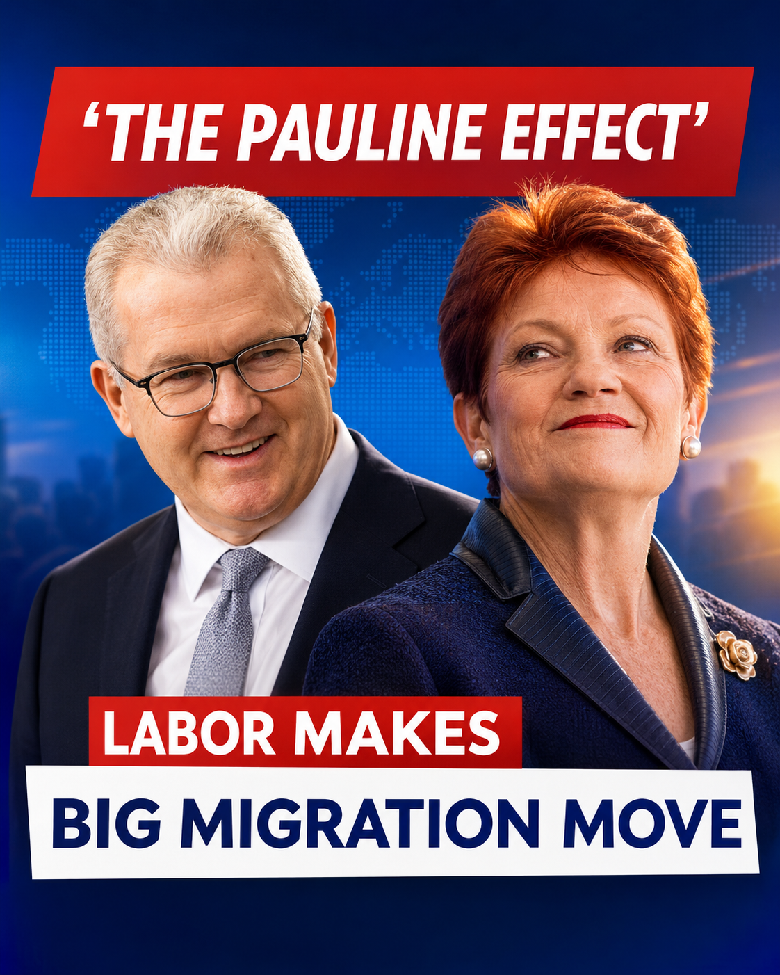 Pauline Hanson and the Albanese Government as migration debate intensifies in Australia