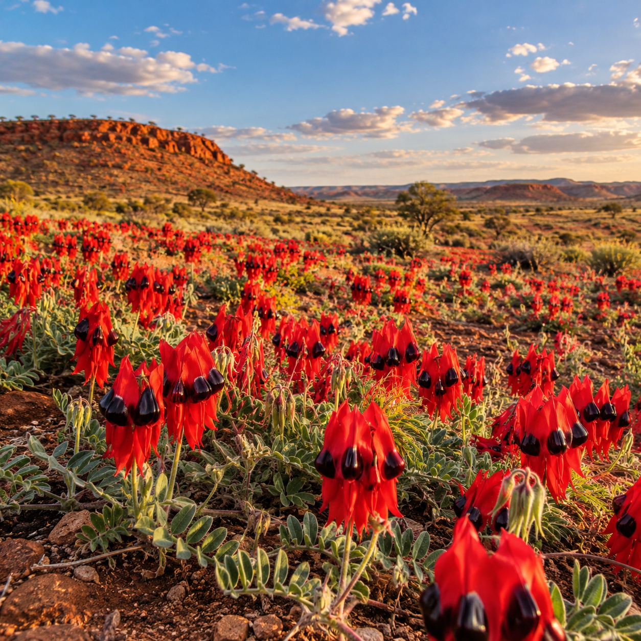 Outback SA Sees Sturt’s Desert Pea ‘Super Bloom’ After Exceptional Rainfall