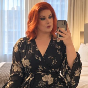 Person taking a mirror selfie indoors