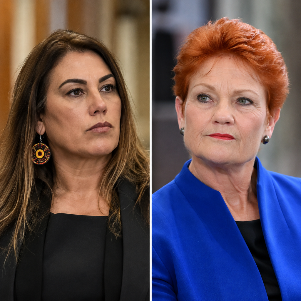 AI-generated illustration: Lidia Thorpe and Pauline Hanson