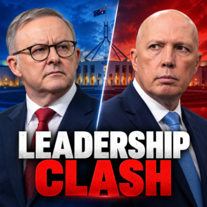 Illustrative separate portraits of Anthony Albanese and Peter Dutton amid an election-era leadership dispute